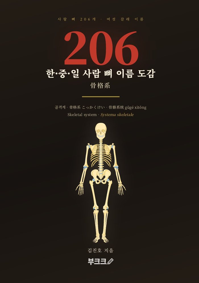 한·중·일 사람 뼈 이름 도감 206 표지